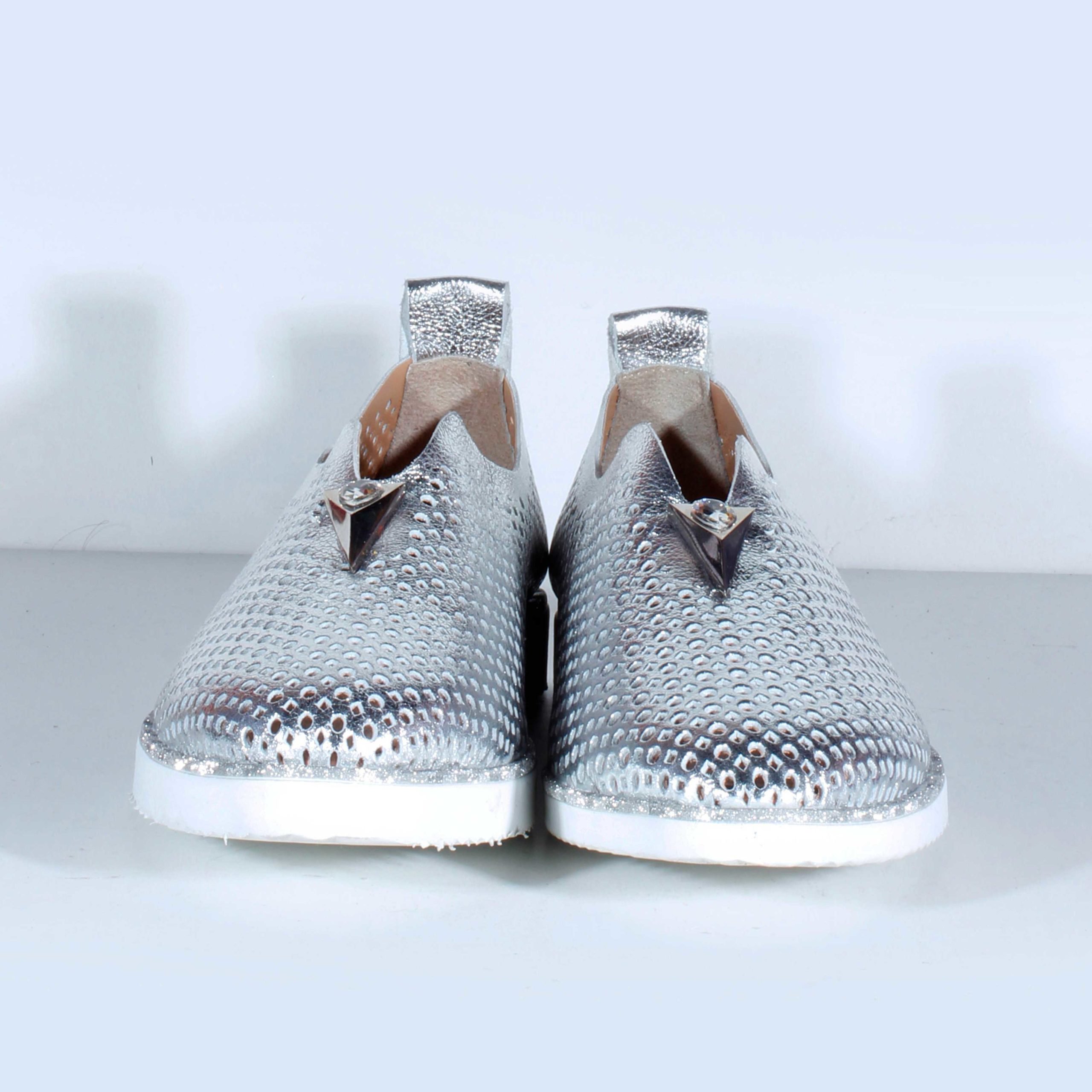 Лоферы Magza 3275 /5238 silver 37 купить,0