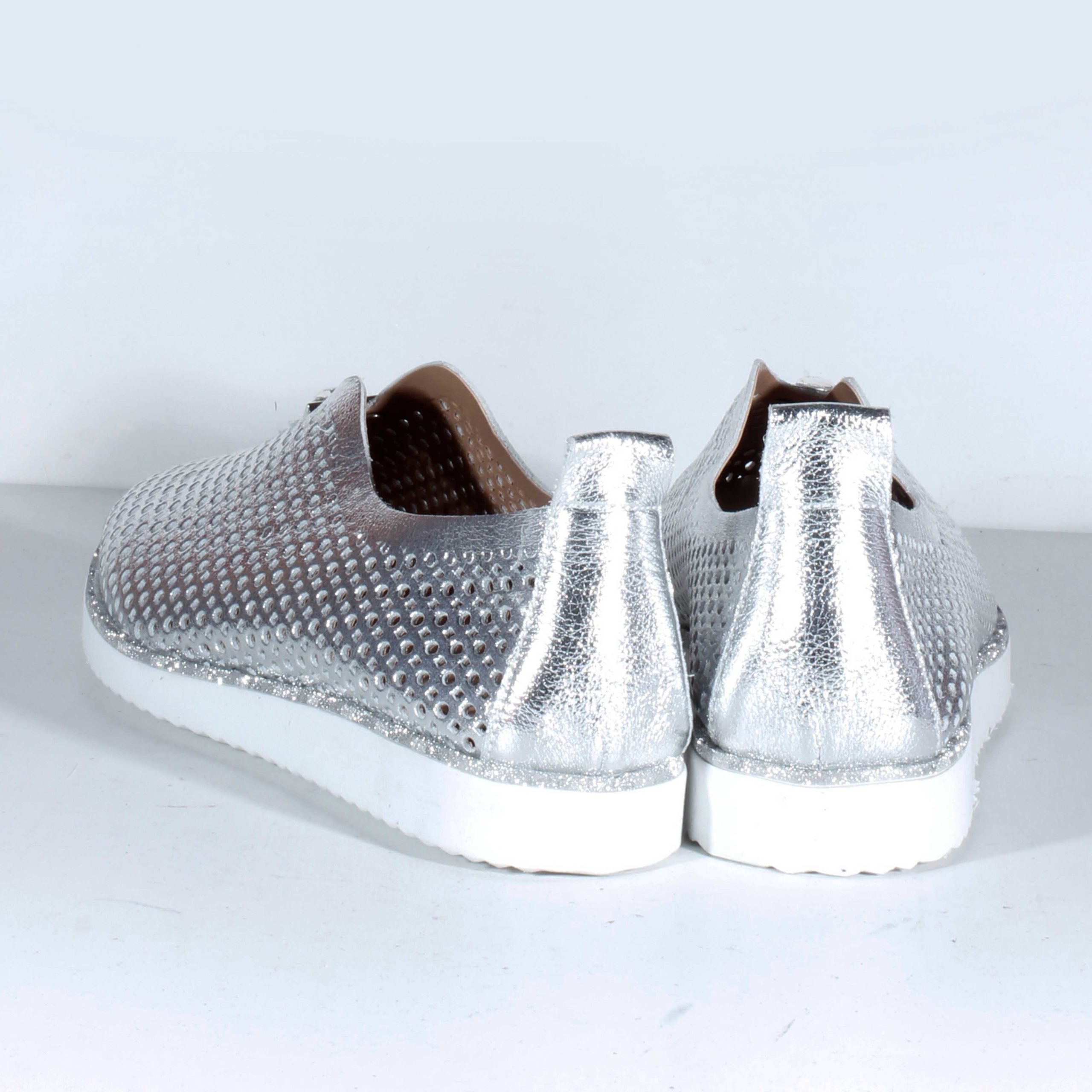 Лоферы Magza 3275 /5238 silver 37 купить,0