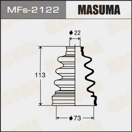 Пыльник шруса Masuma MF-2122 силикон купить,NaN