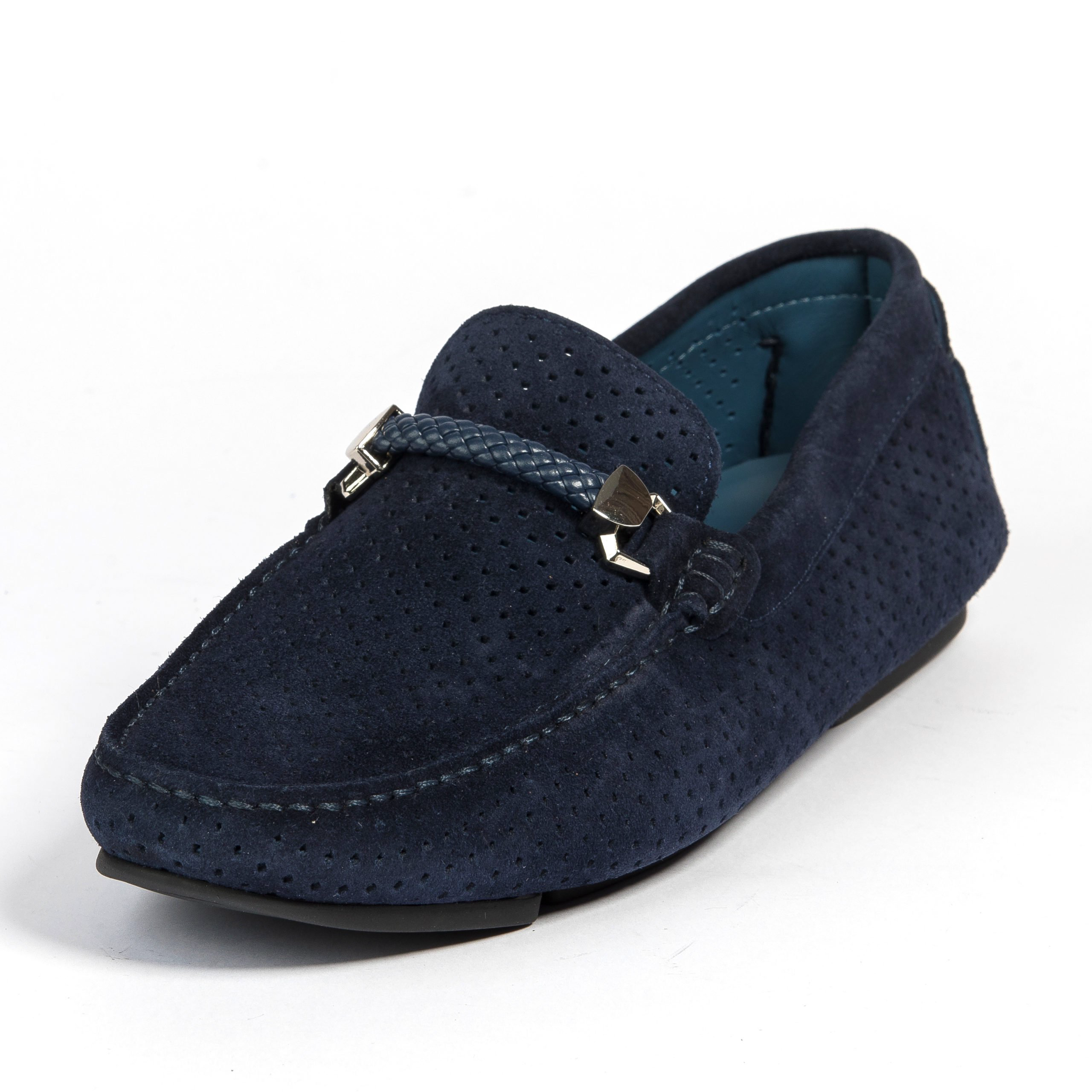 Мокасины Lucaguerrini 11989 navy 42 купить,NaN