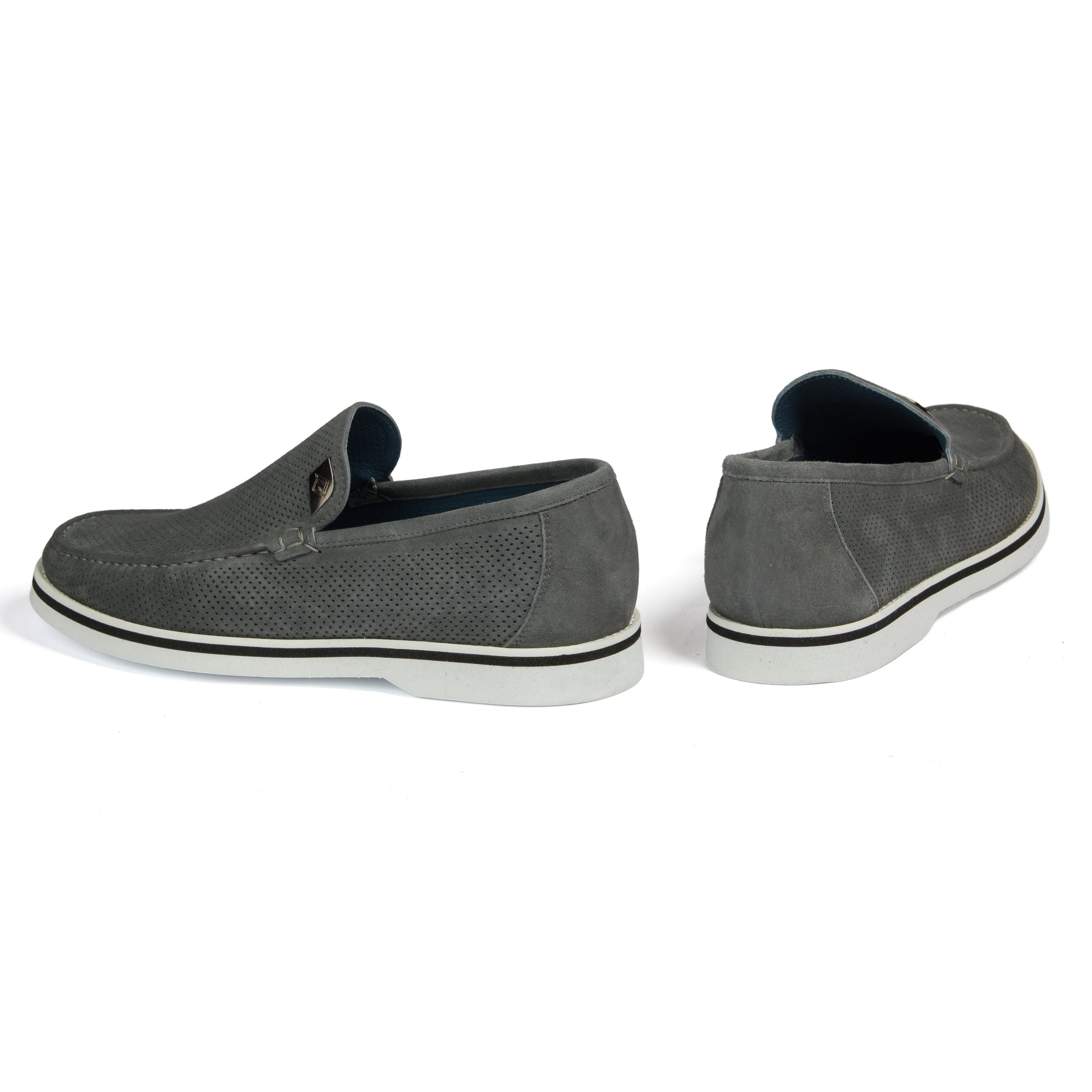 Мокасины Lucaguerrini 11908MAGNETE grey 39 купить,112700