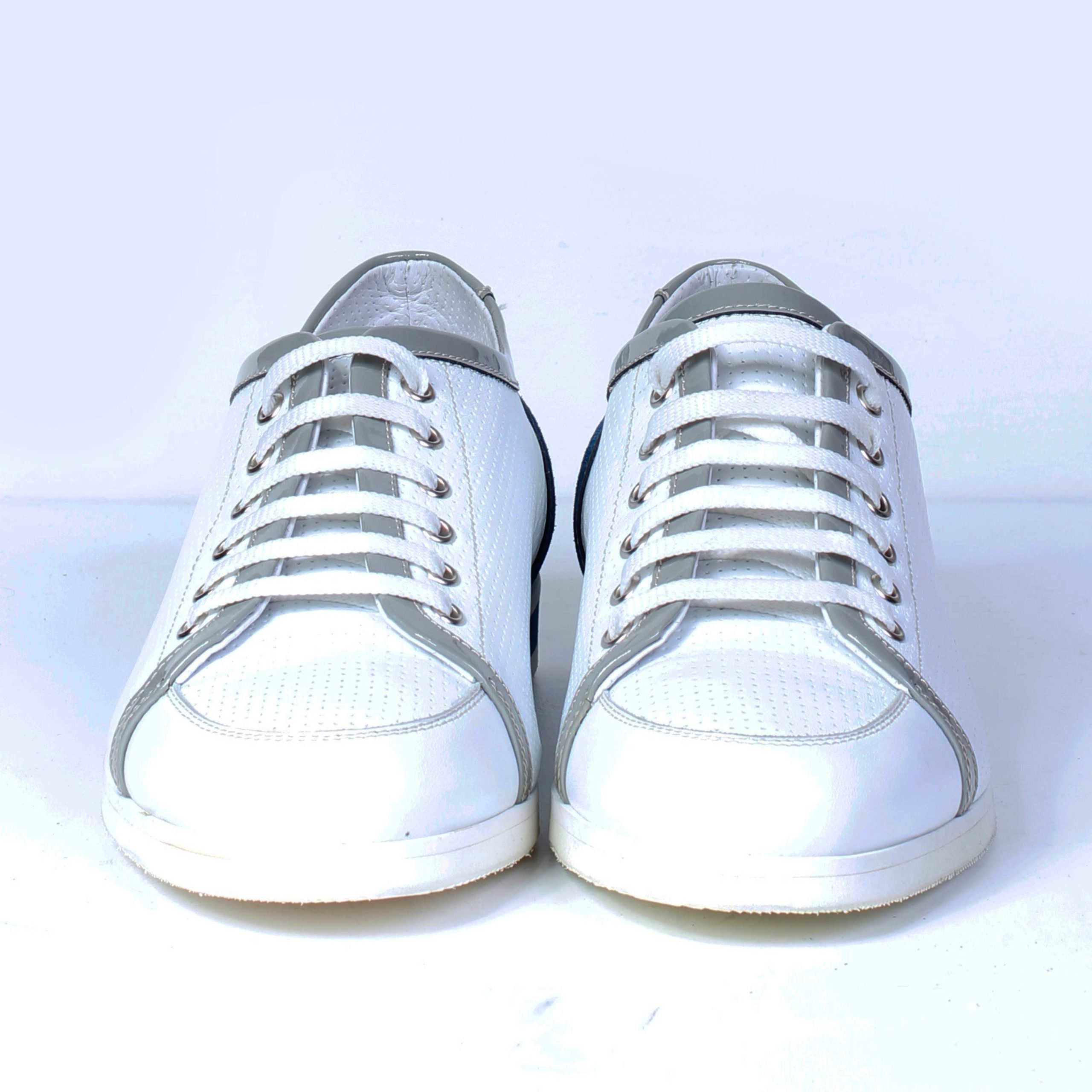 Кроссовки Gianfranco Lattanzi 8367 grey gum sole vitelo white 39.5 купить,NaN