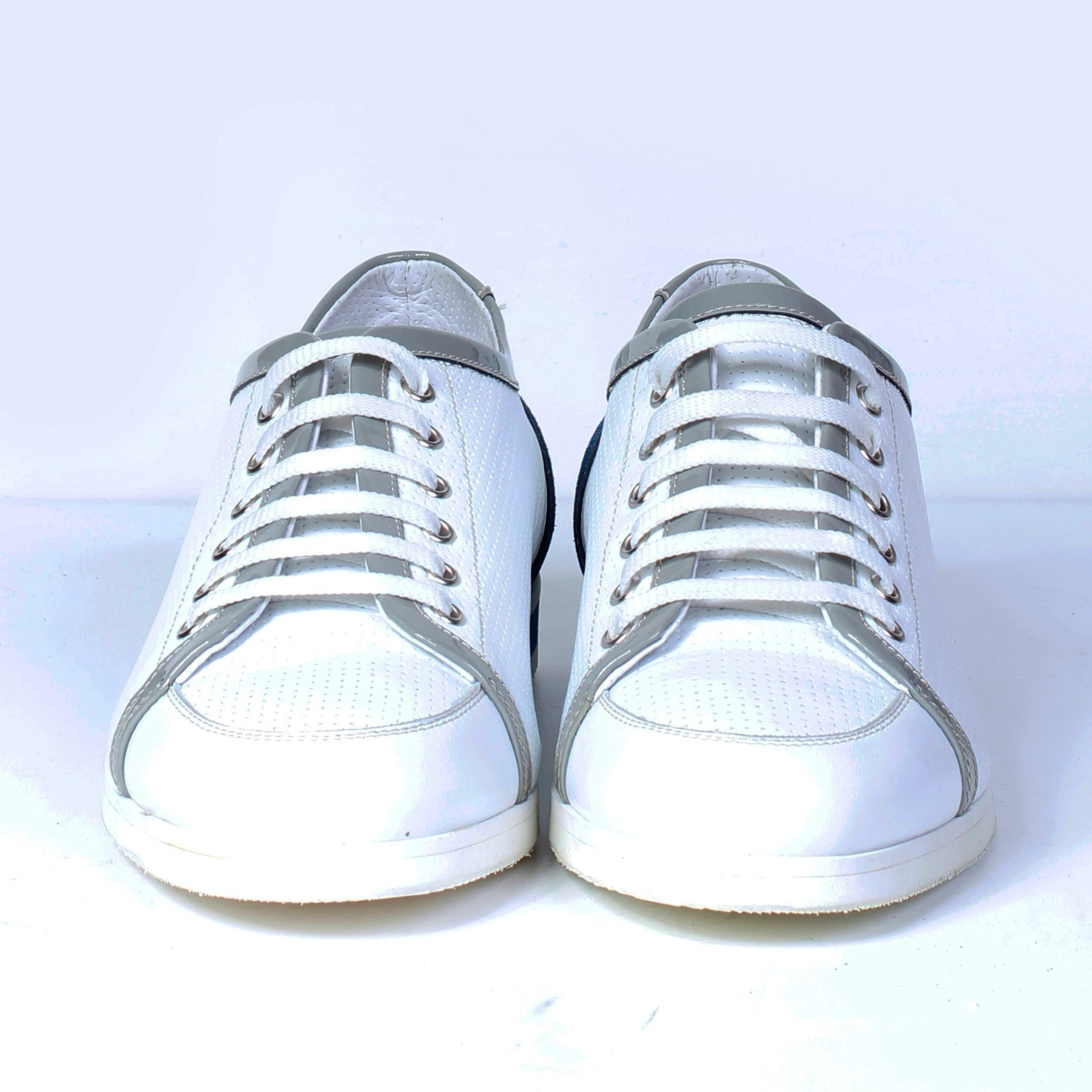 Кроссовки Gianfranco Lattanzi 8367 grey gum sole vitelo white 39.5 купить,NaN