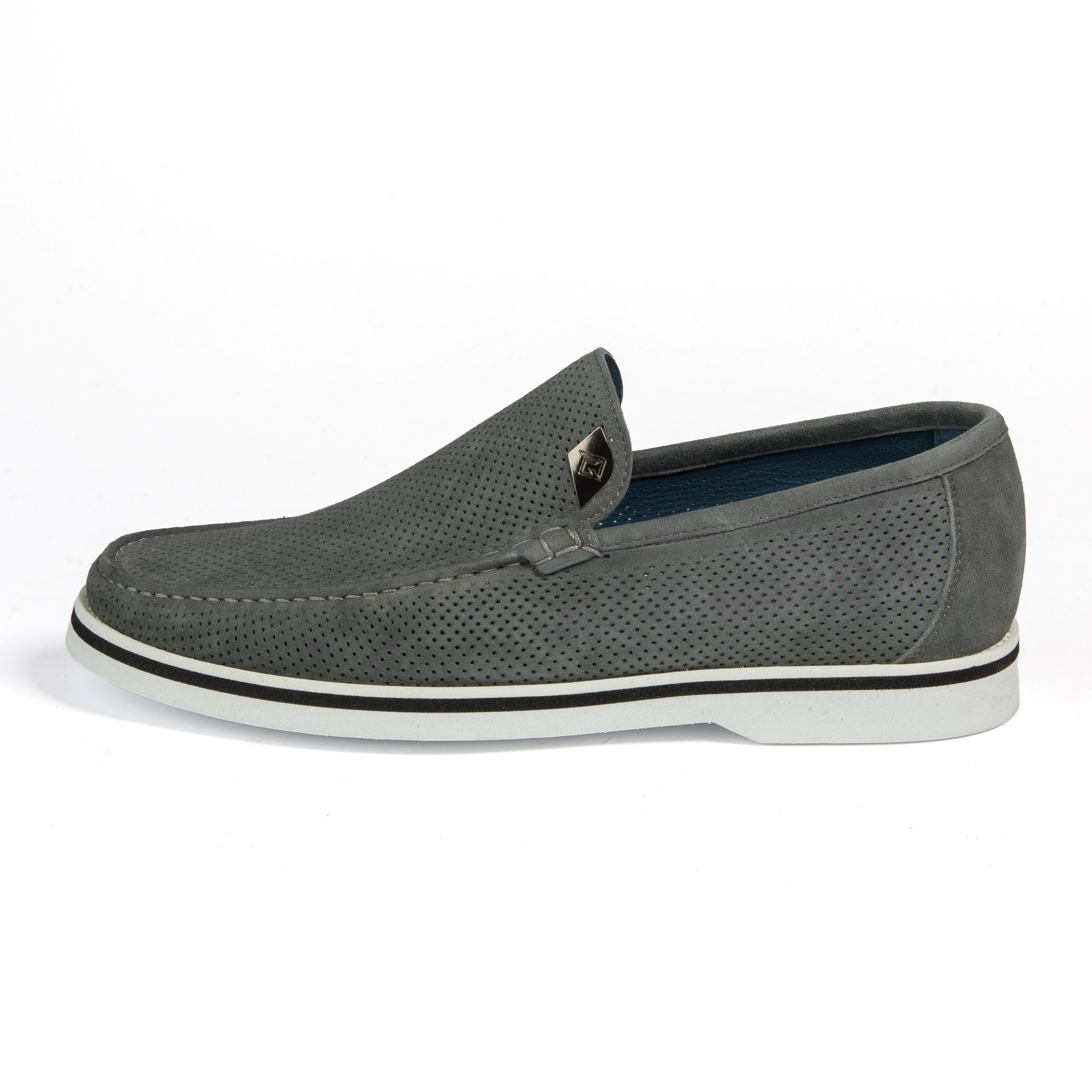 Мокасины Lucaguerrini 11908MAGNETE grey 40 купить,0
