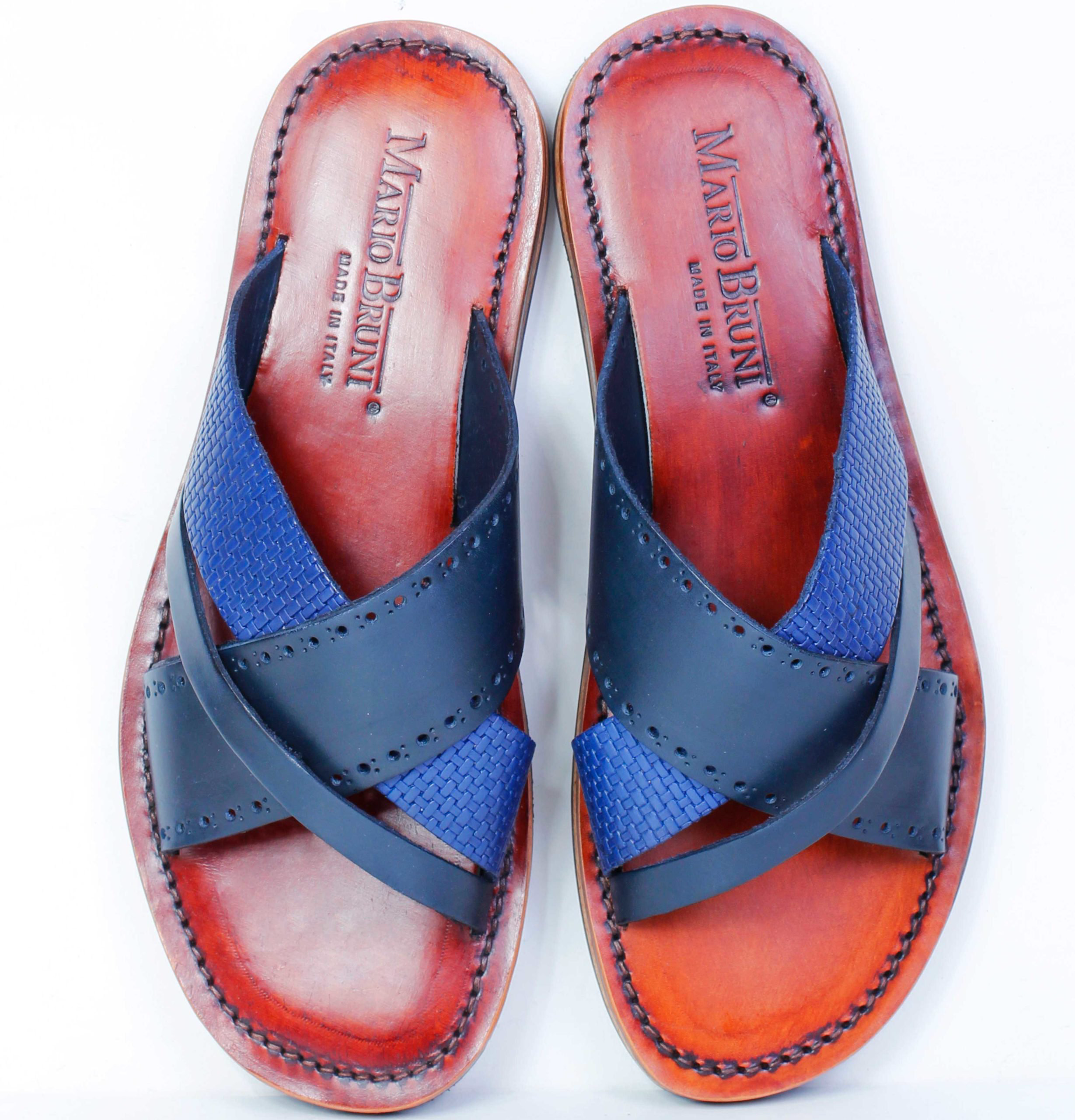 Шлепанцы Mario Bruni 6355S blue 40 купить,NaN