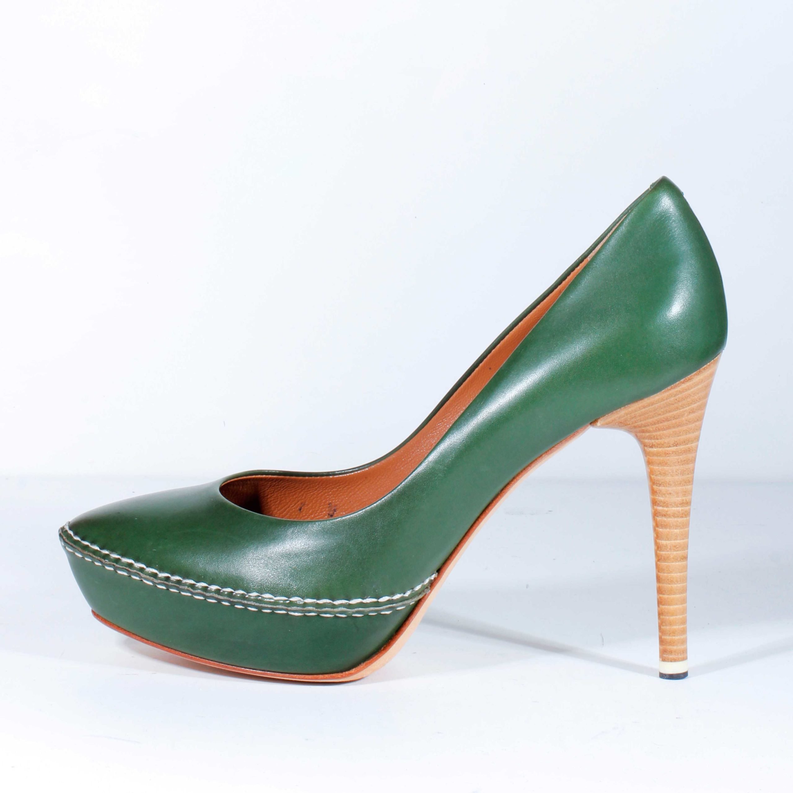 Туфли Moreschi 62259 D67 F.DO Arianna Cuoio Prince 620 green 37