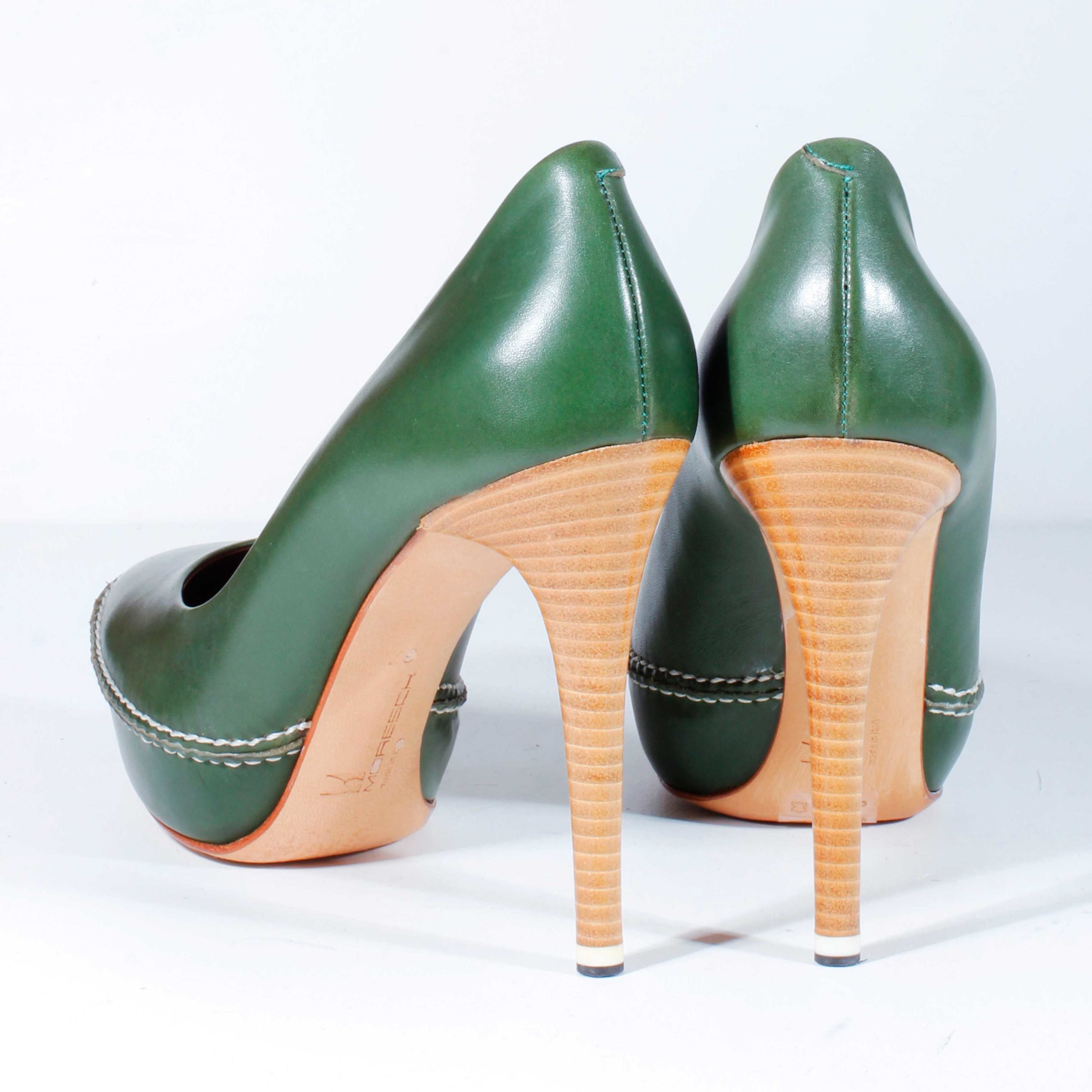 Туфли Moreschi 62259 D67 F.DO Arianna Cuoio Prince 620 green 37