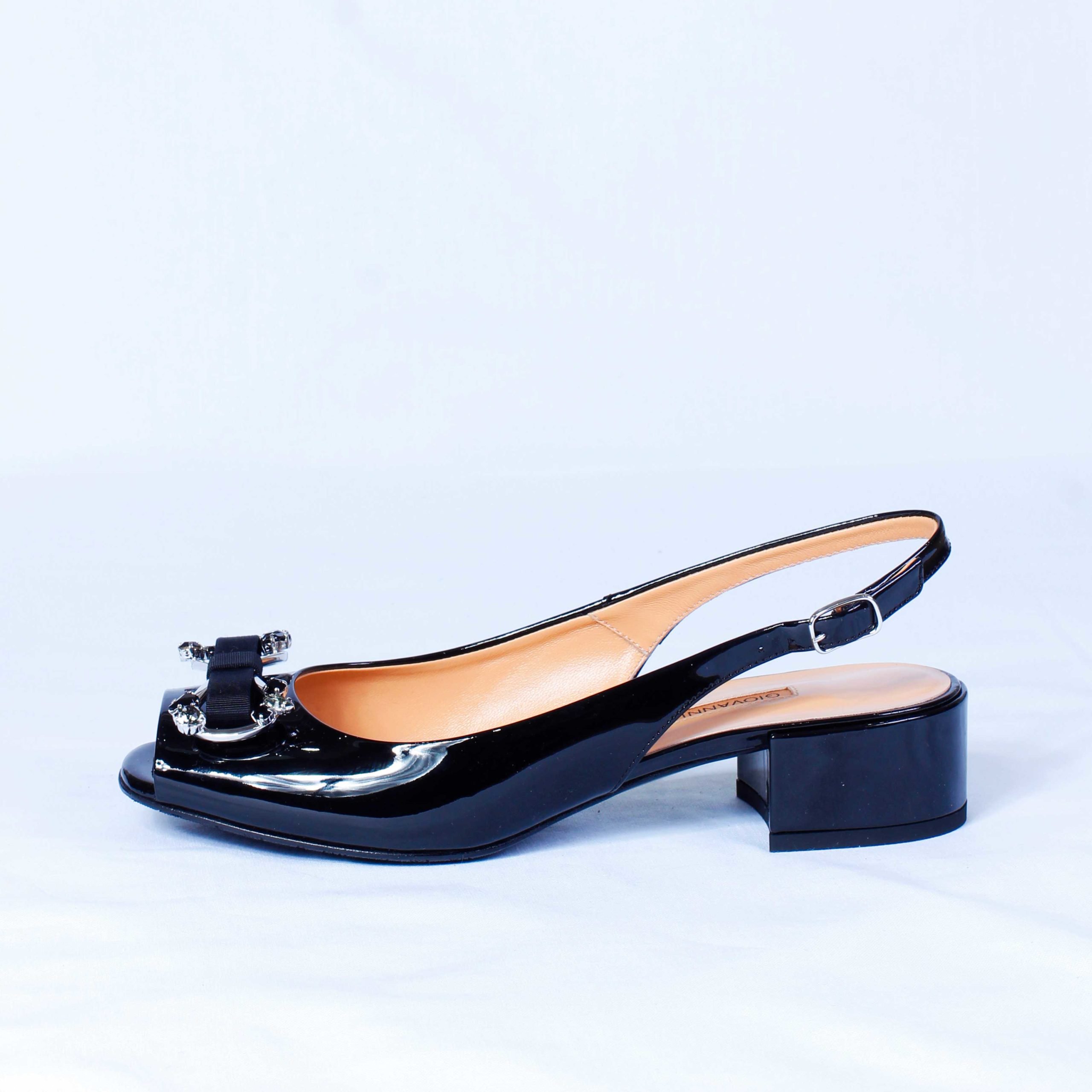 Босоножки Giovanni Fabiani G3188 Vernice Nero 38 купить,NaN