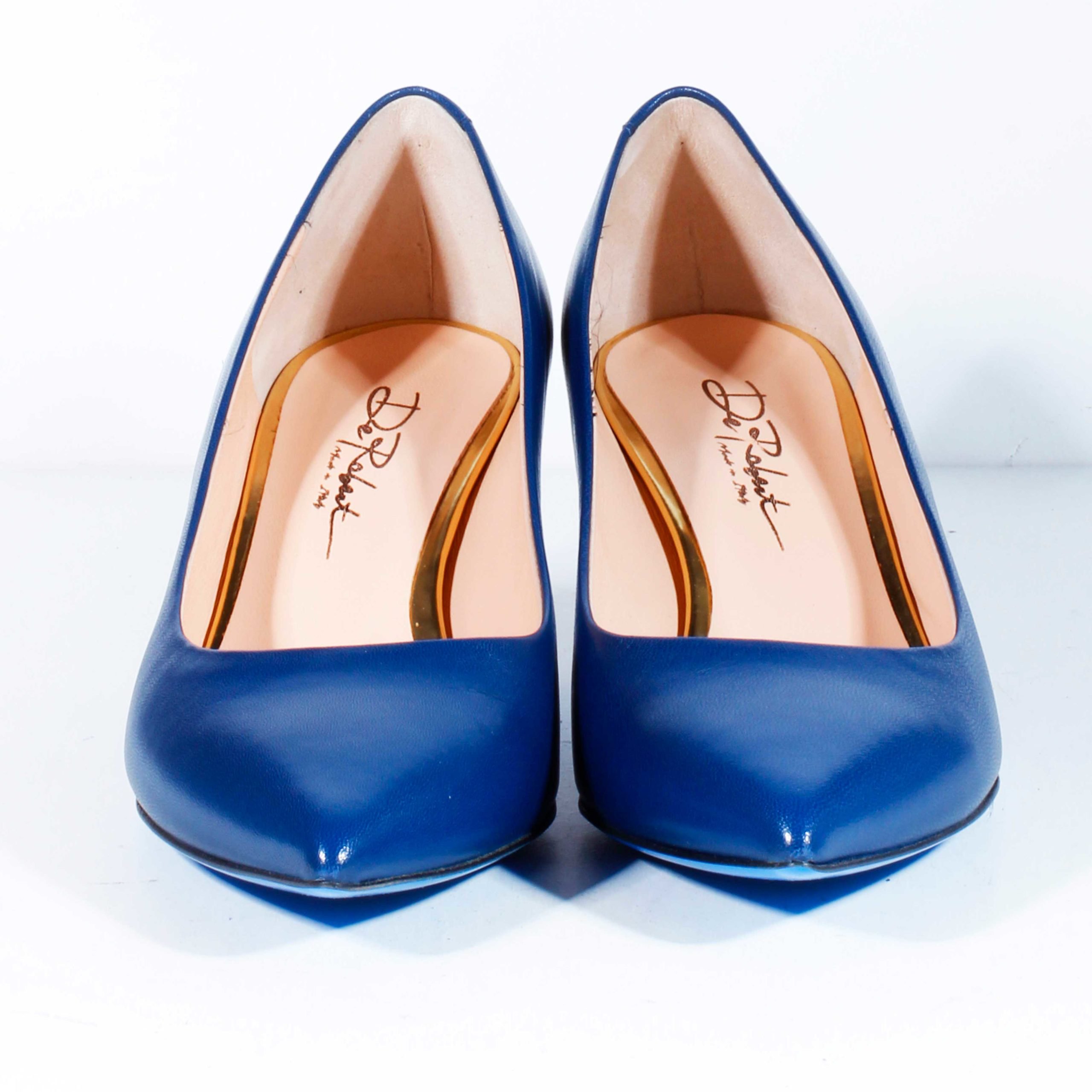Туфли De Robert 4124 Nappa C79 navy 38 купить,NaN