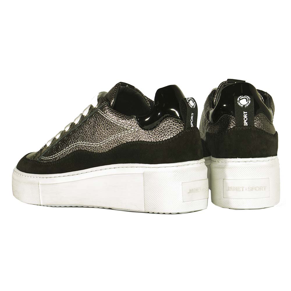 Кеды Janet & Janet 46603SRMFC F179 black-silver 37 купить,0