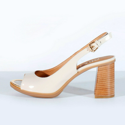 Босоножки Loriblu 7E EBS297 EB Vernice Burro 14263 beige 40