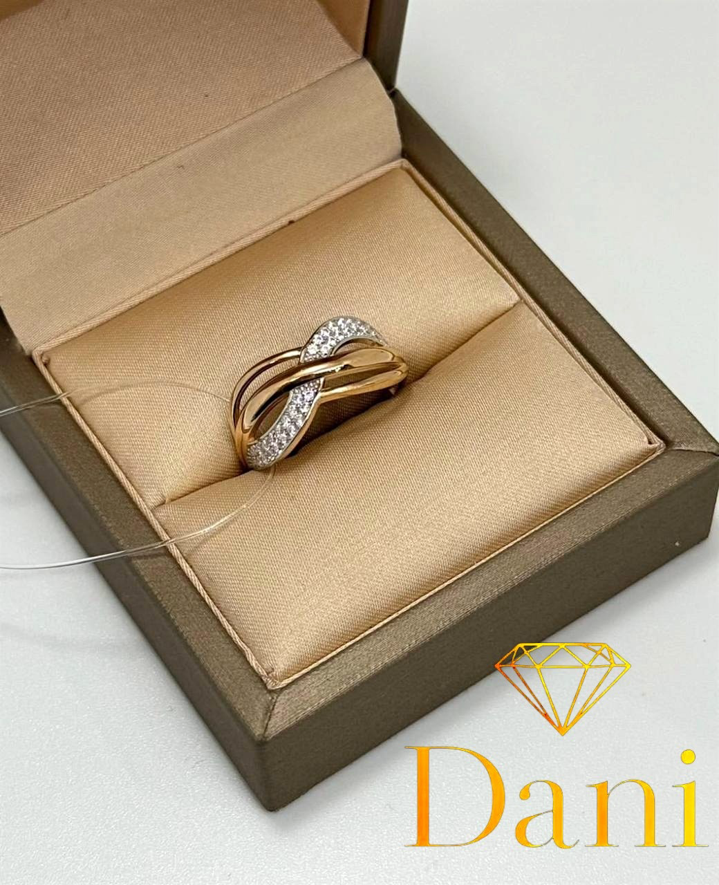 Кольцо Dani DANI-KLS-2785 золото 2.21гр 19.5р  купить,NaN