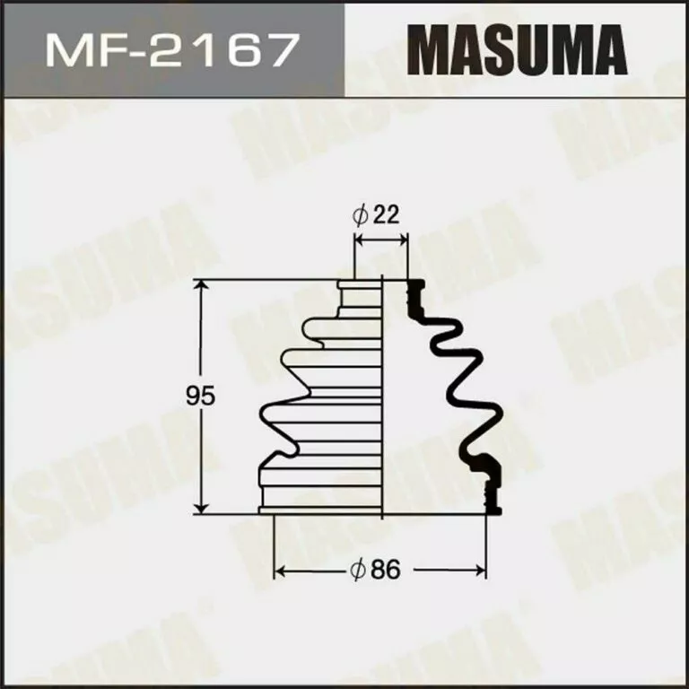 Пыльник шруса Masuma MF-2167 купить,NaN