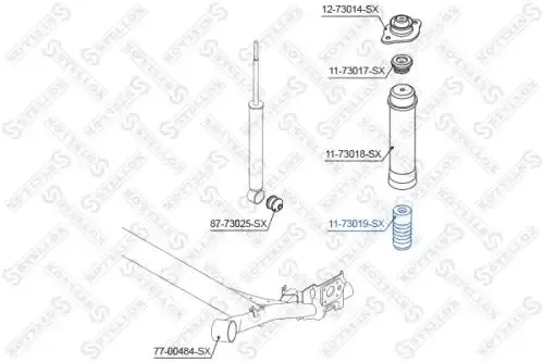 Отбойник амортизатора Stellox 11-73019-SX купить,NaN