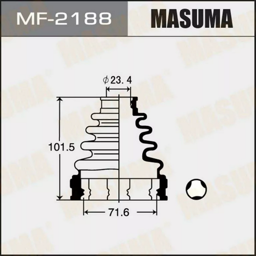 Пыльник шруса Masuma MF-2188 / 04427-33040 / 04438-42101