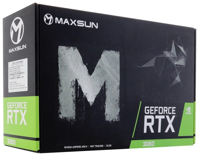 Видеокарта MAXSUN GeForce RTX 3060 Terminator (MS-RTX3060 Terminator 12G T0) 12 Гб купить,NaN