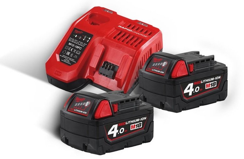 Аккумулятор Milwaukee 4933459215 Li-Ion 18 В 4 Ач 2 шт купить,NaN