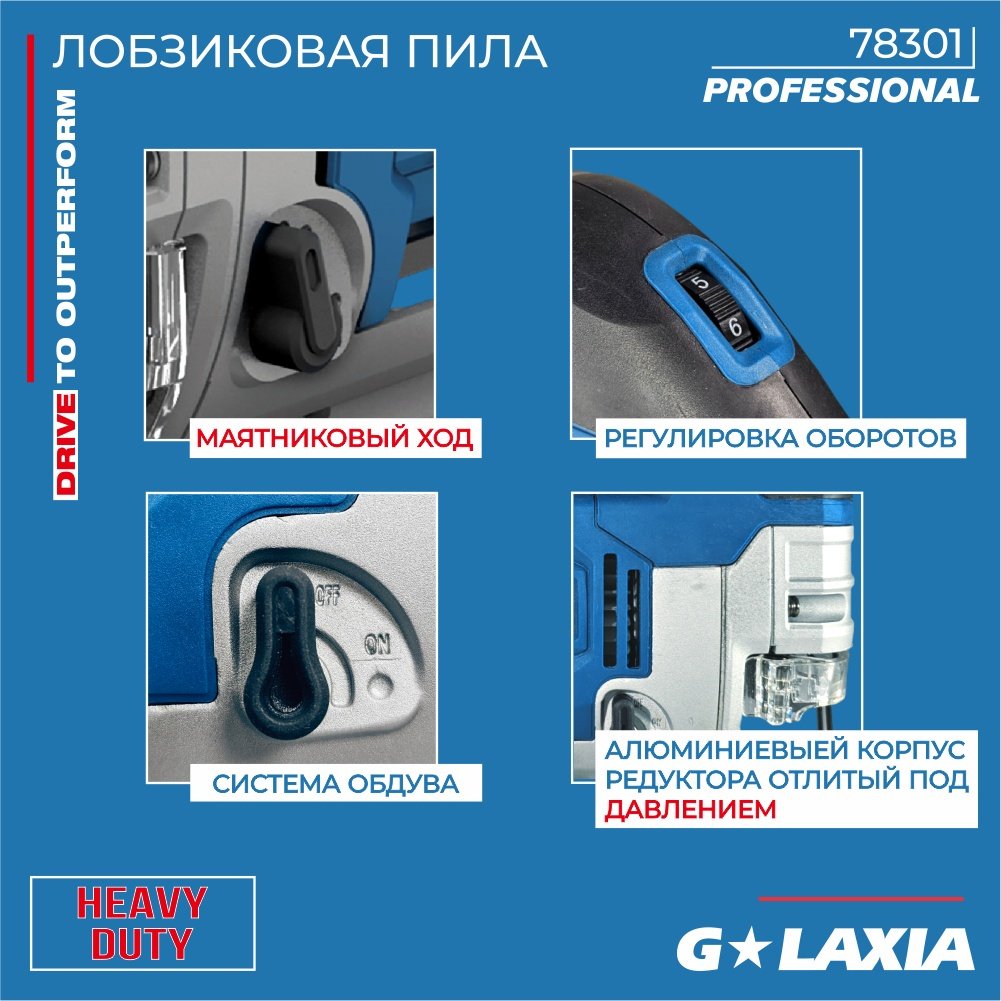 Электролобзик Galaxia 78301 купить,NaN