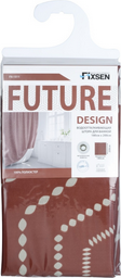 Шторка для ванной Fixsen Future FX-1511 коричневый