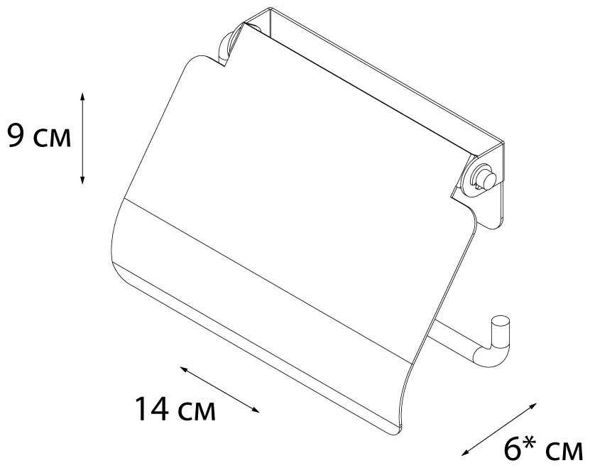 Бумагодержатель Fixsen FX-31010 хром