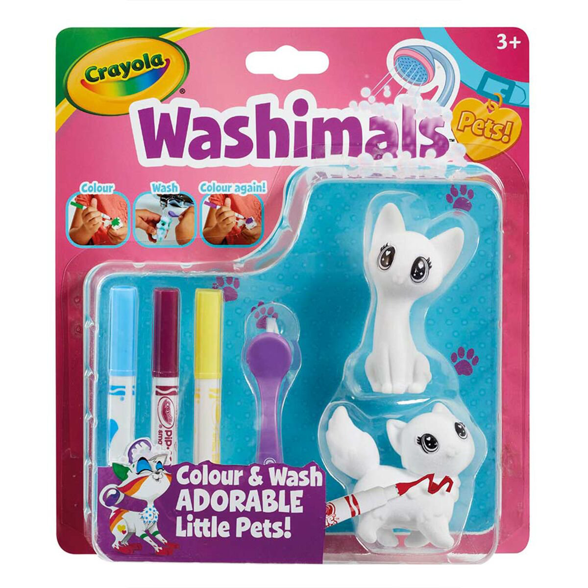  Набор для раскрашивания Crayola Washimals Котята купить,NaN