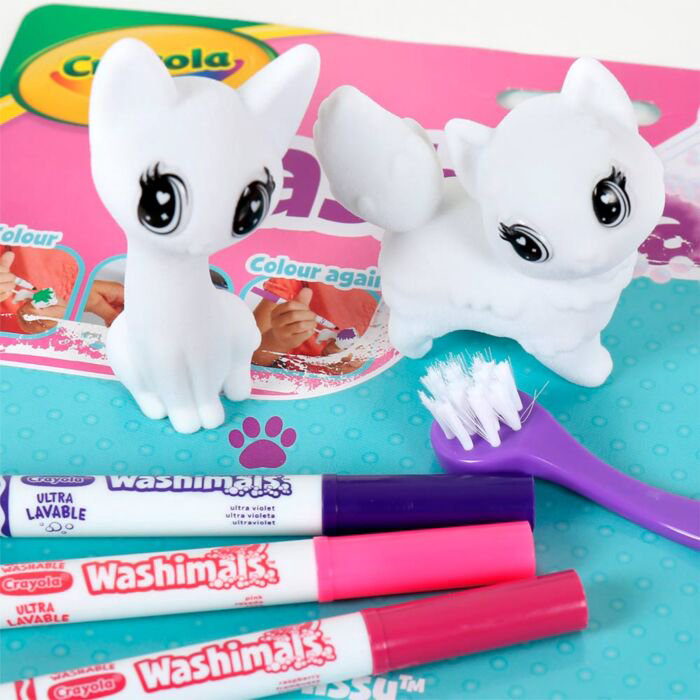 Набор для раскрашивания Crayola Washimals Котята купить,NaN
