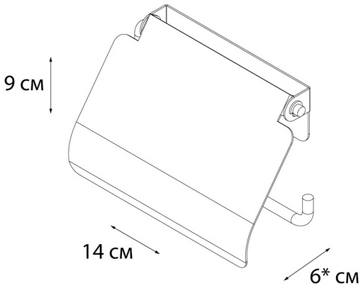 Бумагодержатель Fixsen FX-31010 хром