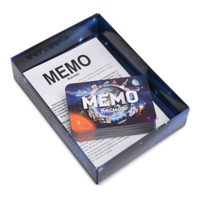 Настольная игра Нескучные игры Мемо Космос - ForteMarket Настольная игра Нескучные игры Мемо Космос купить,0