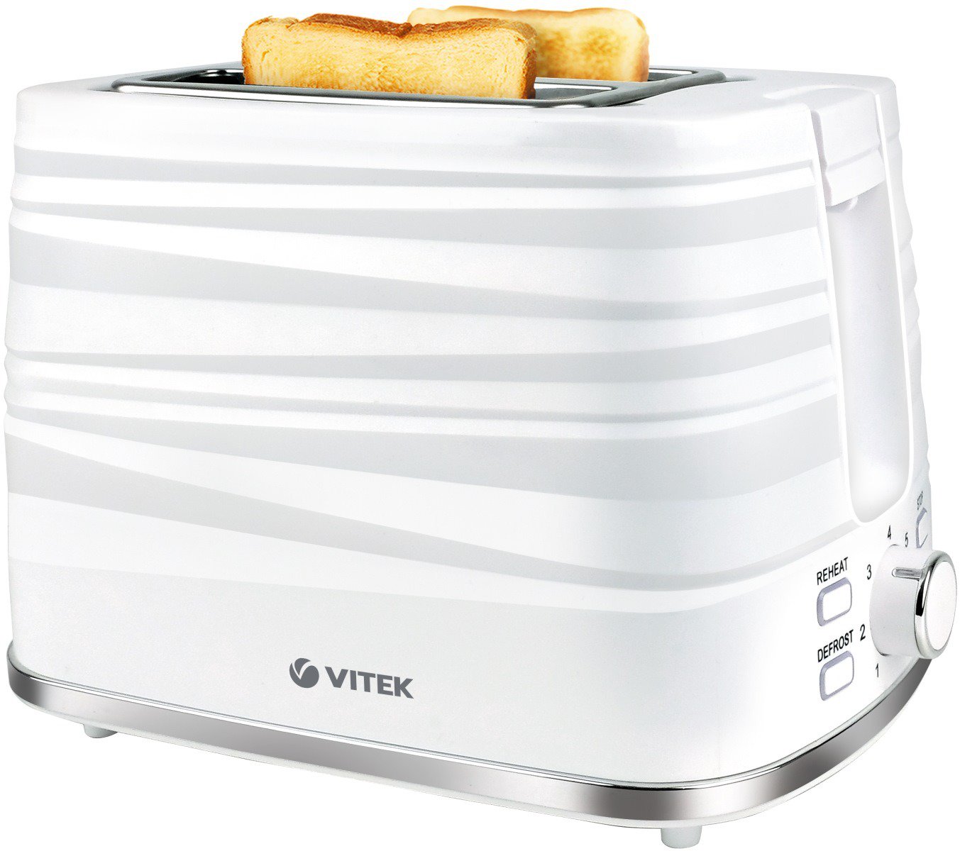 Тостер Vitek VT-1575 белый купить,NaN