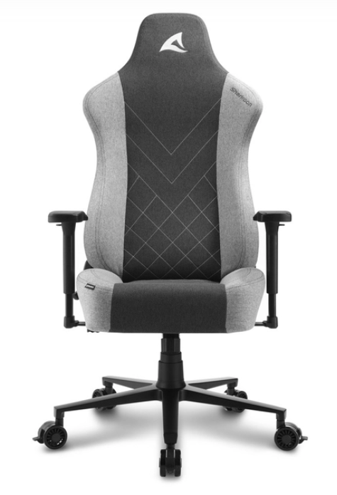 Кресло игровое Sharkoon Skiller SGS30 Fabric Grey ткань купить,NaN