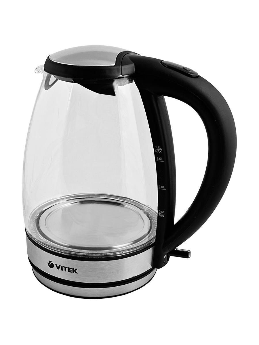 Электрочайник Vitek VT-7046 черный купить,0