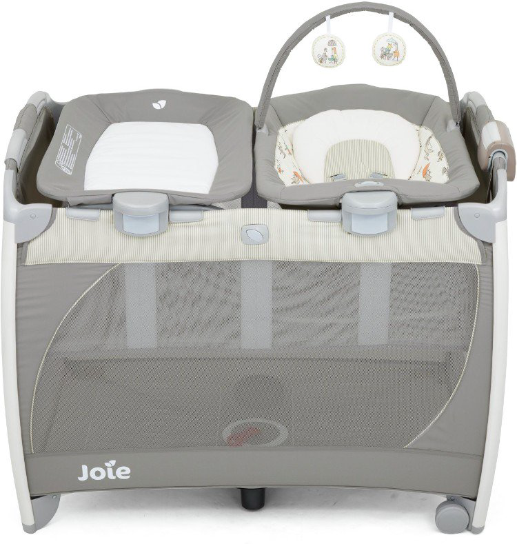 Манеж Joie Playard Excursion Change&Bounce In the Rain серый купить,NaN