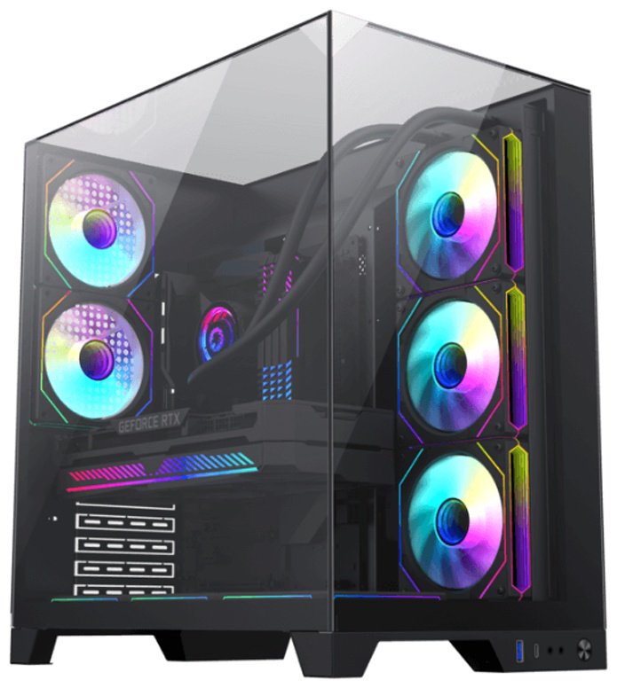 Корпус Game Max Infinity Plus BK черный купить,NaN