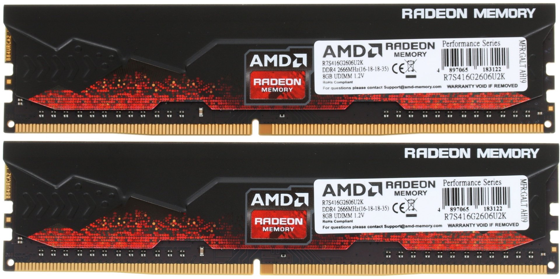 Оперативная память AMD R7S416G2606U2K 16 Гб купить,NaN