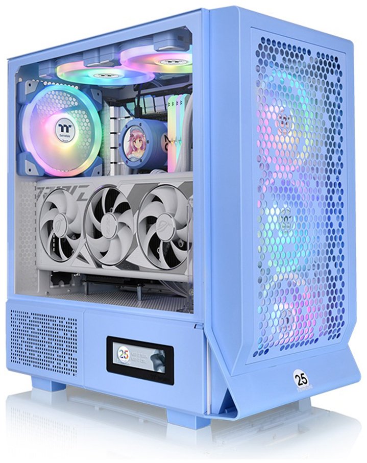 Корпус Thermaltake CA-1Y2-00MFWN-00 голубой купить,NaN