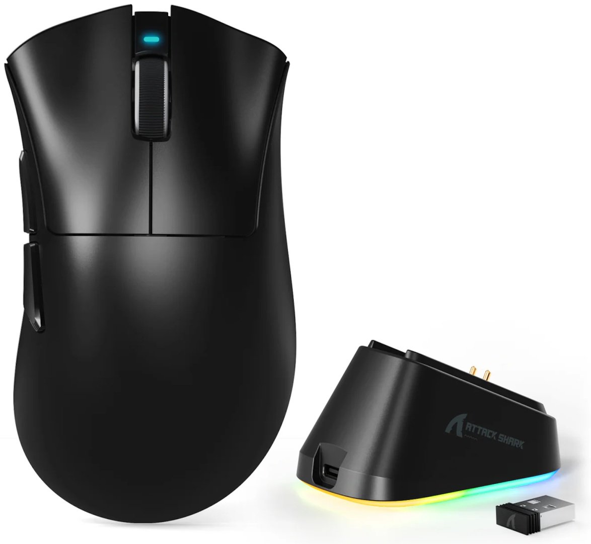 Мышь Attack Shark V3 PRO Black черный купить,NaN