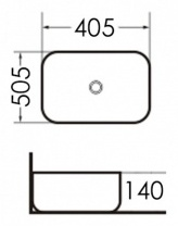 Раковина Grossman GR-3020 50.5х40.5см белый