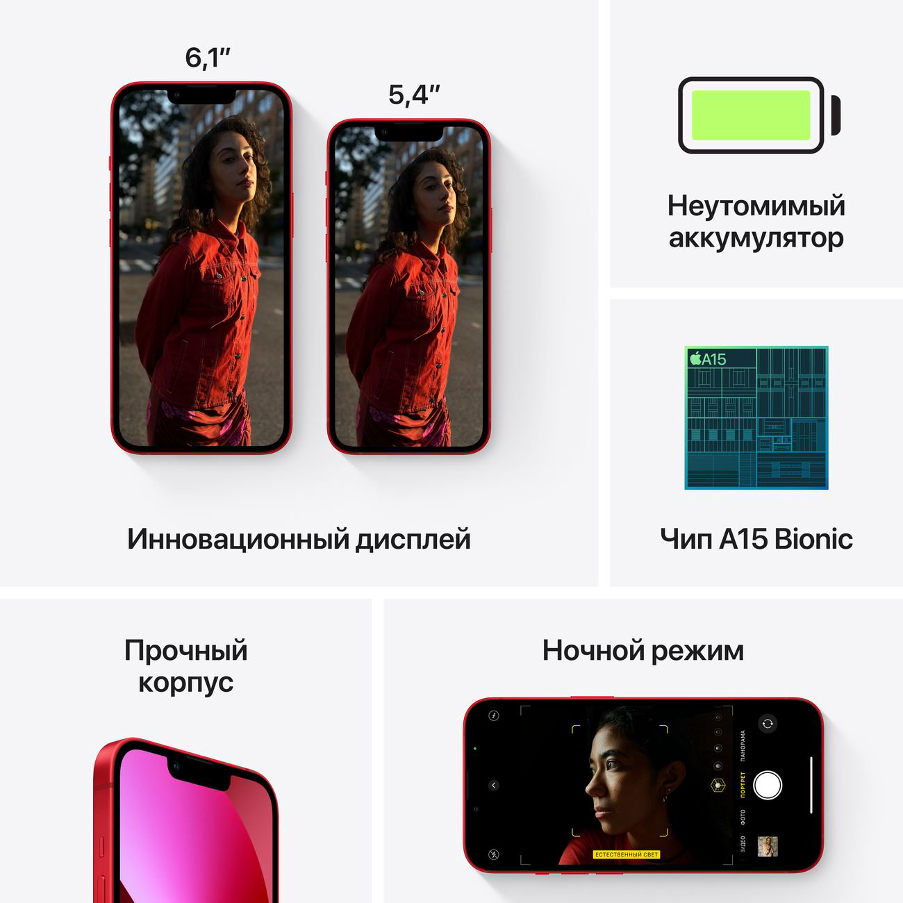 Смартфон Apple iPhone 13 512GB Red купить,NaN