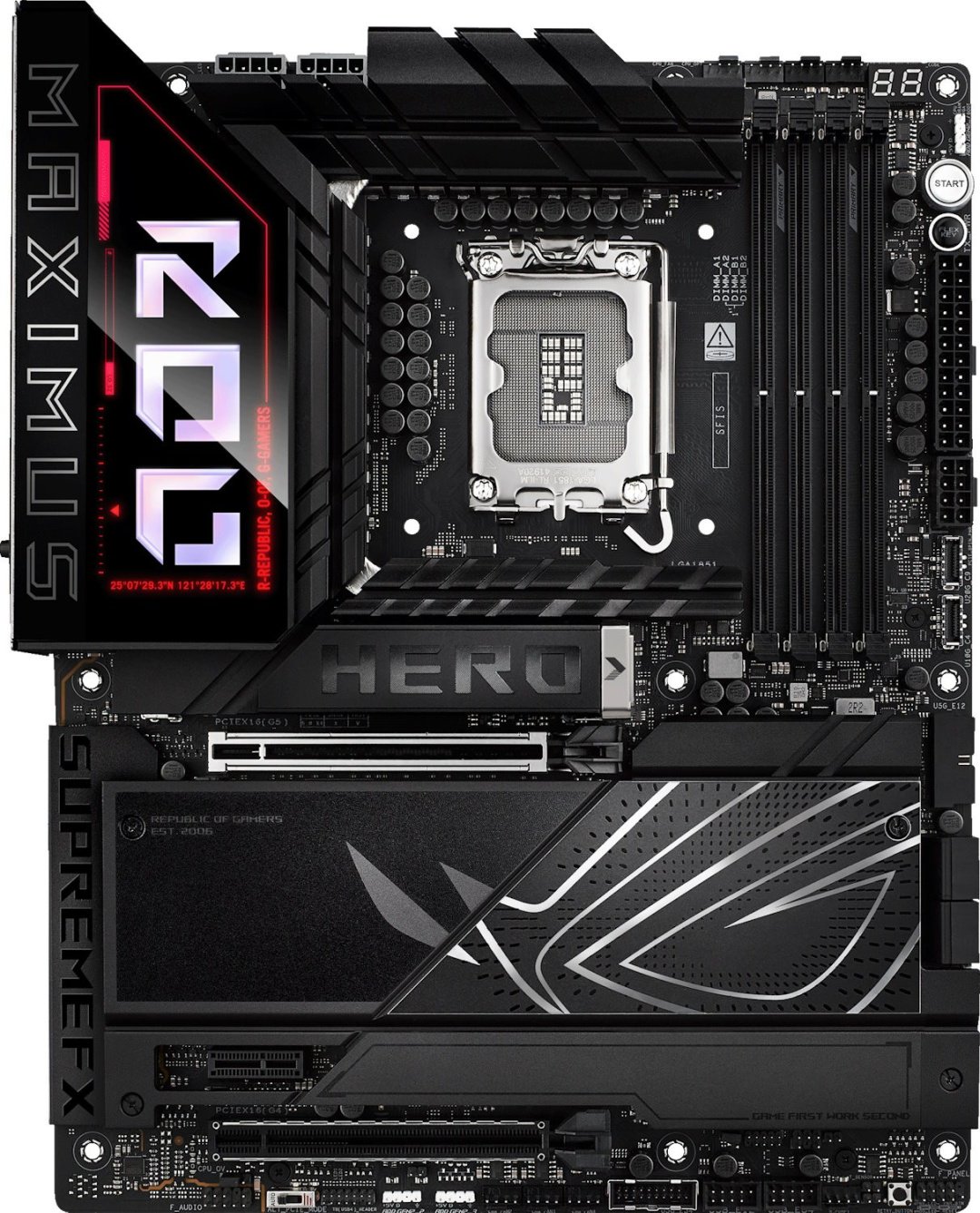Материнская плата Материнская плата Asus ROG MAXIMUS Z890 HERO BTF DDR5