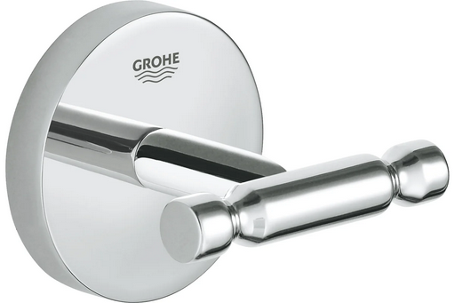 Крючок двойной Grohe Bau Cosmopolitan 40461001 серебристый