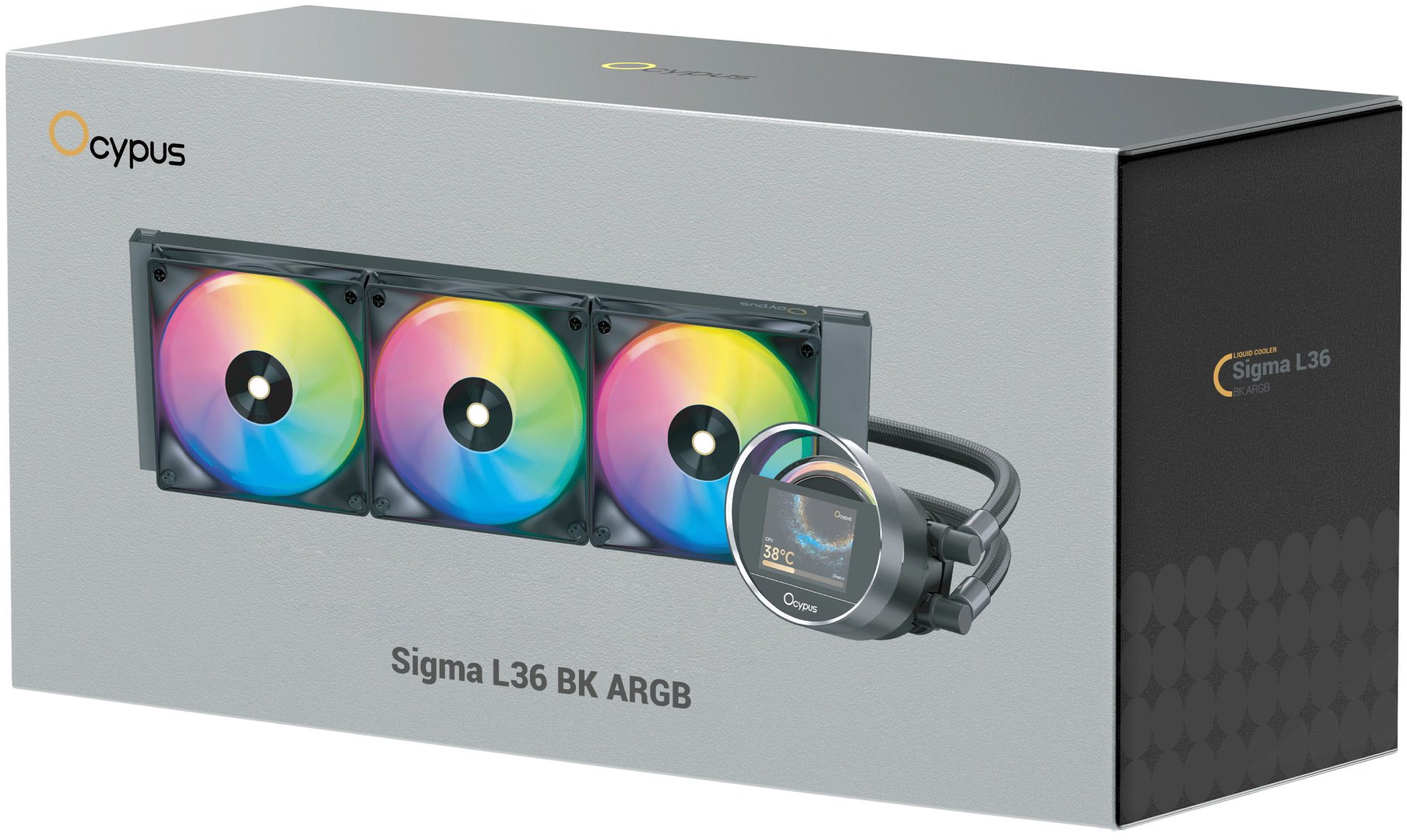 Система охлаждения Ocypus Sigma L36 BK ARGB, Sigma-L36-BK3AAWWN00X-GL черный - ForteMarket Система охлаждения Ocypus Sigma L36 BK ARGB, Sigma-L36-BK3AAWWN00X-GL черный купить,76279