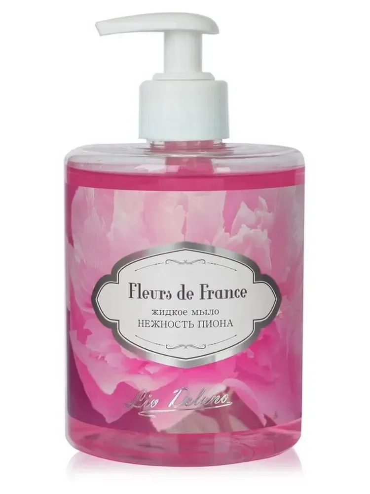 Жидкое мыло Liv Delano Fleurs De France Нежность пиона 500мл купить,NaN
