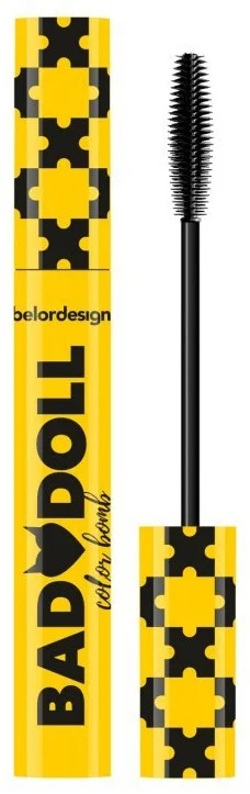 Тушь для ресниц Belor Design Bad Doll Color Bomb желтая купить,NaN