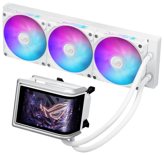 Система охлаждения ASUS ROG RYUO IV 360 ARGB WHT белый - ForteMarket Система охлаждения ASUS ROG RYUO IV 360 ARGB WHT белый купить,307125
