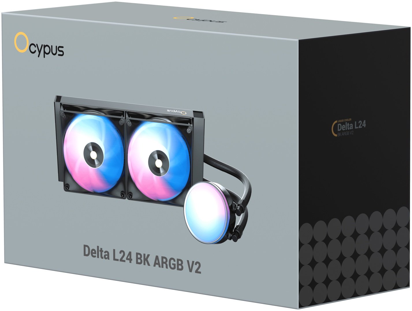 Система охлаждения Ocypus Delta L24 BK ARGB V2, Delta-L24-BK2AAWNN02X-GL черный купить,NaN
