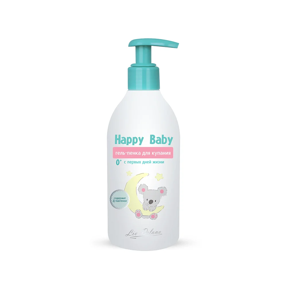 Гель-пенка для купания Liv Delano Happy Baby 0+ 300гр