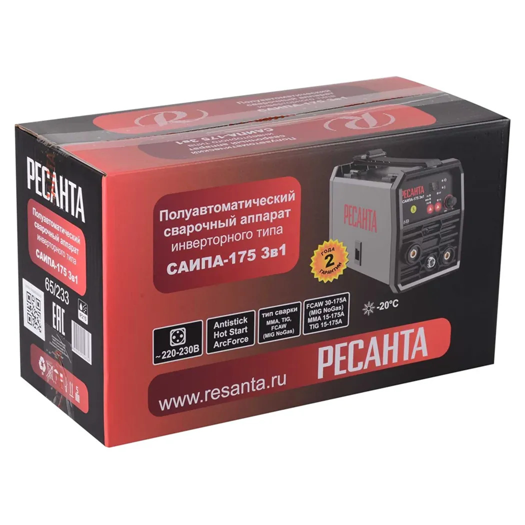 Сварочный полуавтомат Ресанта САИПА-175 3в1  купить,NaN