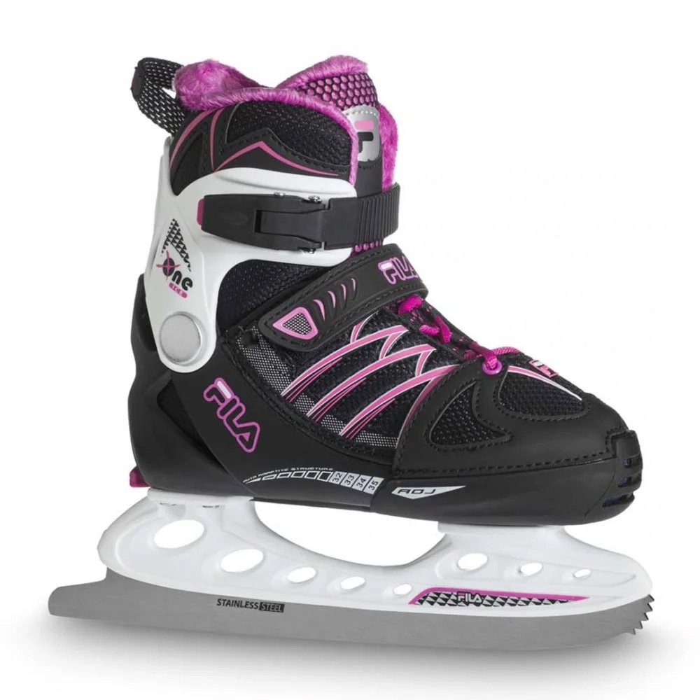 Коньки Fila X-One Ice G 010420205 L 35-38 черно-бело-розовый купить,NaN