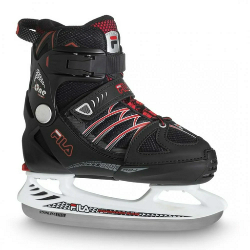 Коньки Fila X-One Ice 010420200 M 32-35 черно-красные