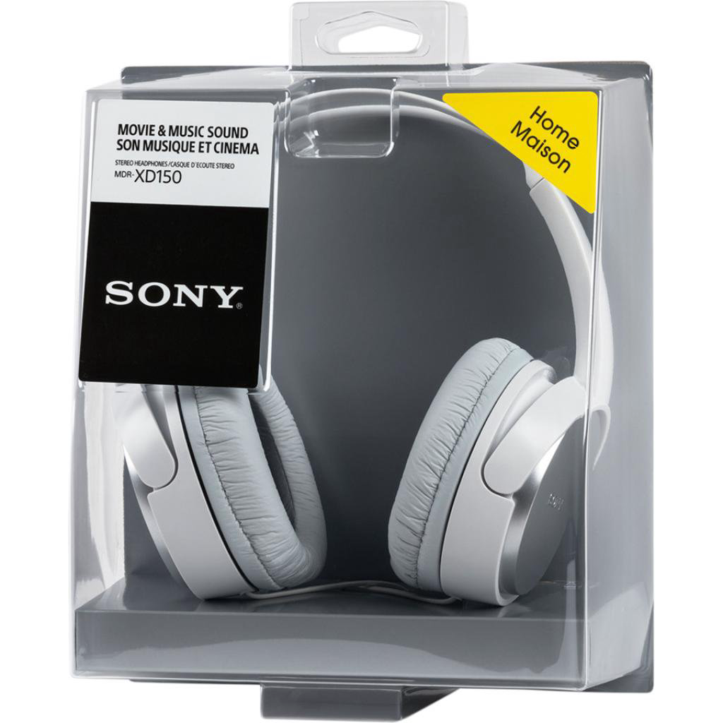 Наушники Sony MDR-XD150 MDRXD150W.AE White купить,NaN